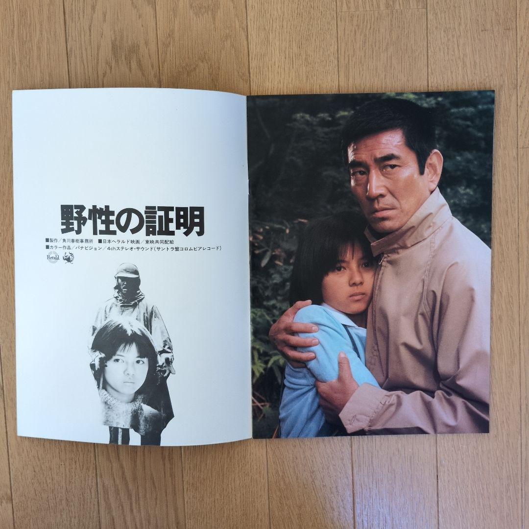 1970年代〜80年代の邦画パンフレット13冊