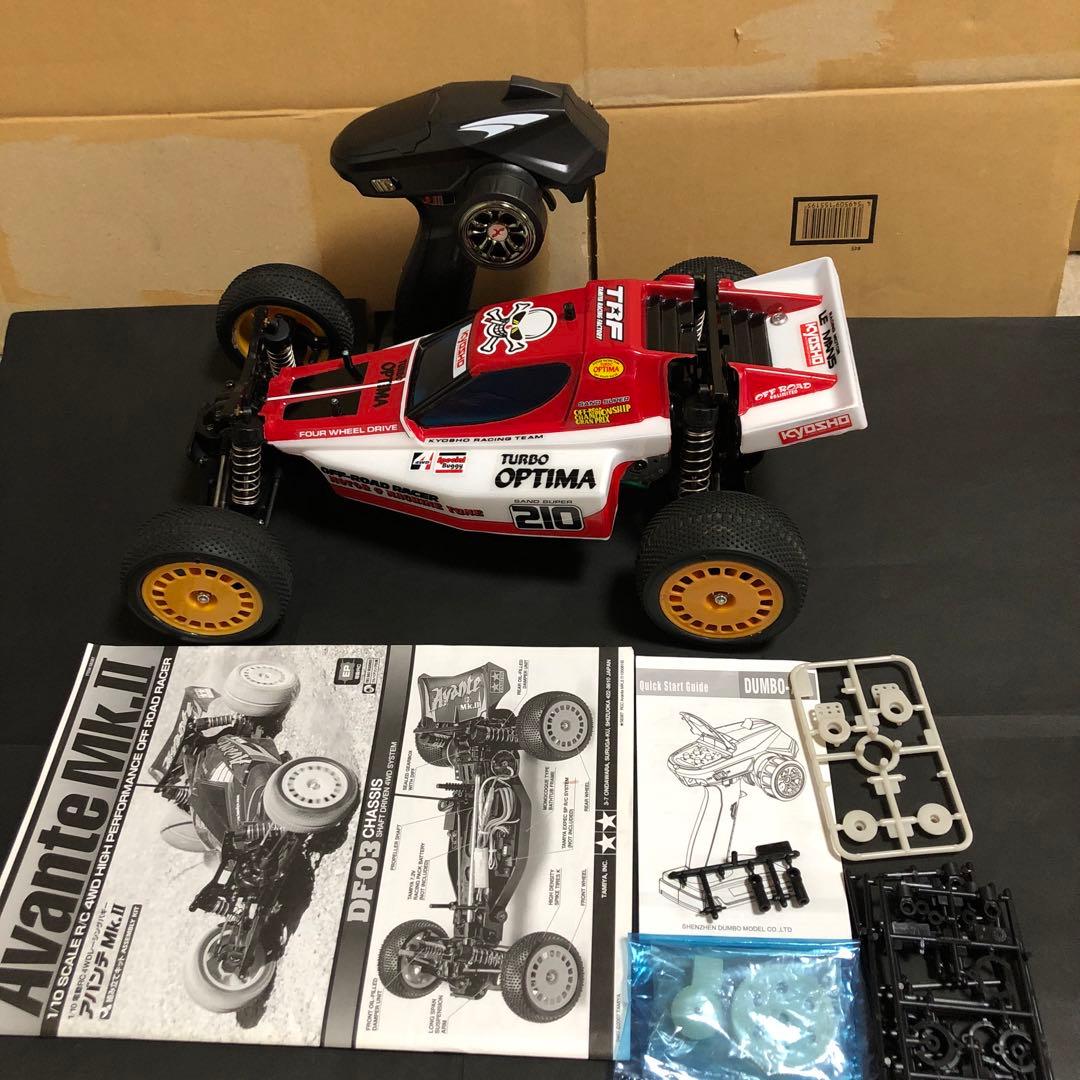タミヤ RC DF-03 ターボオプティマ ボディ プロポ メカ付き - メルカリ