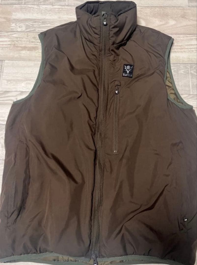 限定値下げ】south2west8 サウスツーウエストエイトベスト ブラウンM