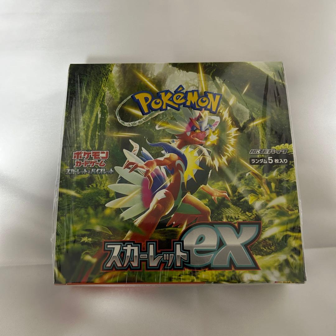 【未開封・シュリンク付】スカーレットexボックス　ポケモンカードゲーム　1BOX Amazon.co.jp: ポケモンカードゲーム スカーレット&バイオレット 拡張