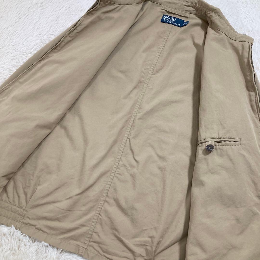 ポロラルフローレン ドリズラージャケット ポニーロゴ コットン 襟裏