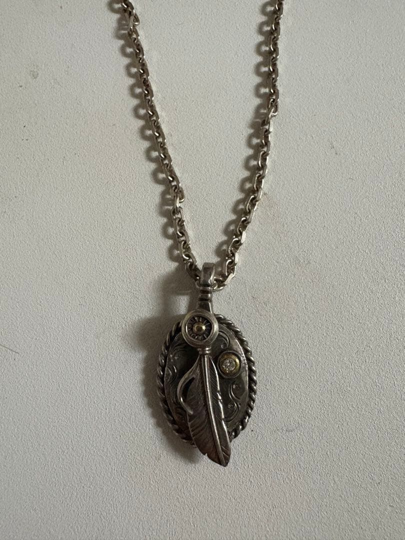 【特注】祐天寺あるじゃん　フックチェーン　フェザー