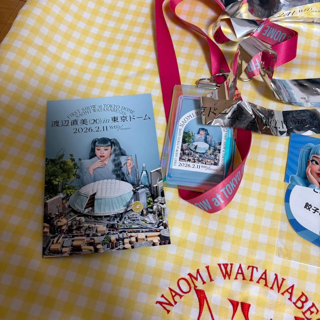 超美品】渡辺直美 20 東京ドーム うにょ席 限定 非売品 - メルカリ