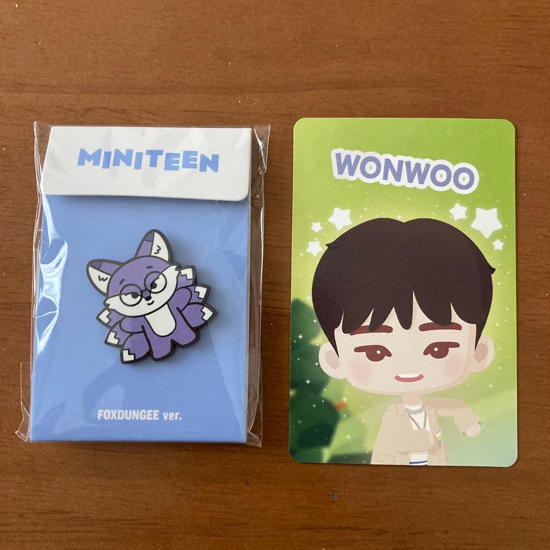 MINITEEN ポッドンイ ウォヌwonwoo ピンバッジ ミニティーン - メルカリ