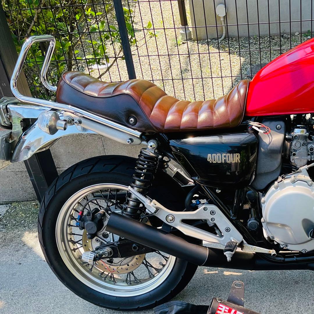 cb400fournc36タックロールシート茶色 - メルカリ