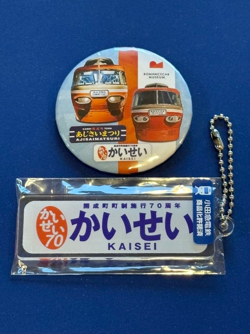 小田急ロマンスカー3100形（NSE）ヘッドマークキーホルダー・缶バッジ