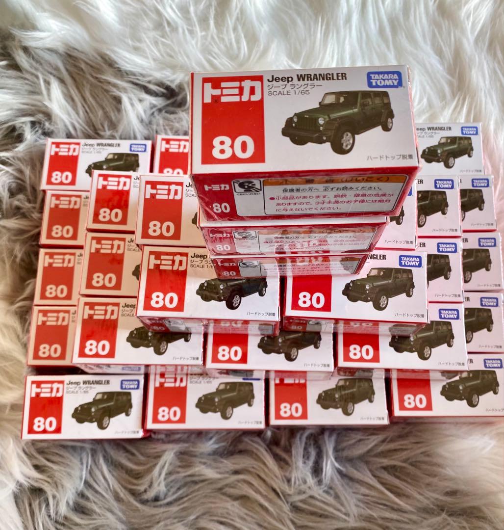 トミカ No.80 ジープ Jeep ラングラー 36個入り未開封 新品未開封】トミカ 80 ジープ Jeep ラングラー｜Yahoo!フリマ（旧