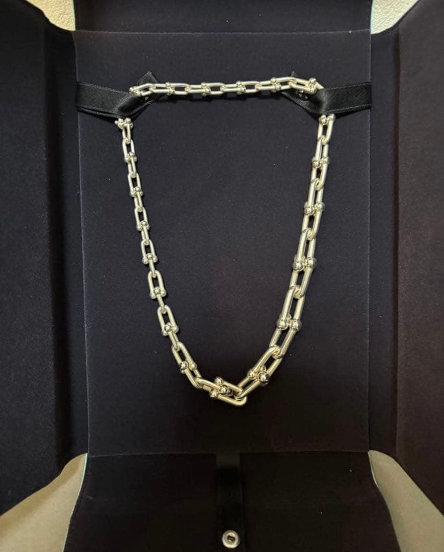 ハードウェア グラジュエイテッドリンクネックレス