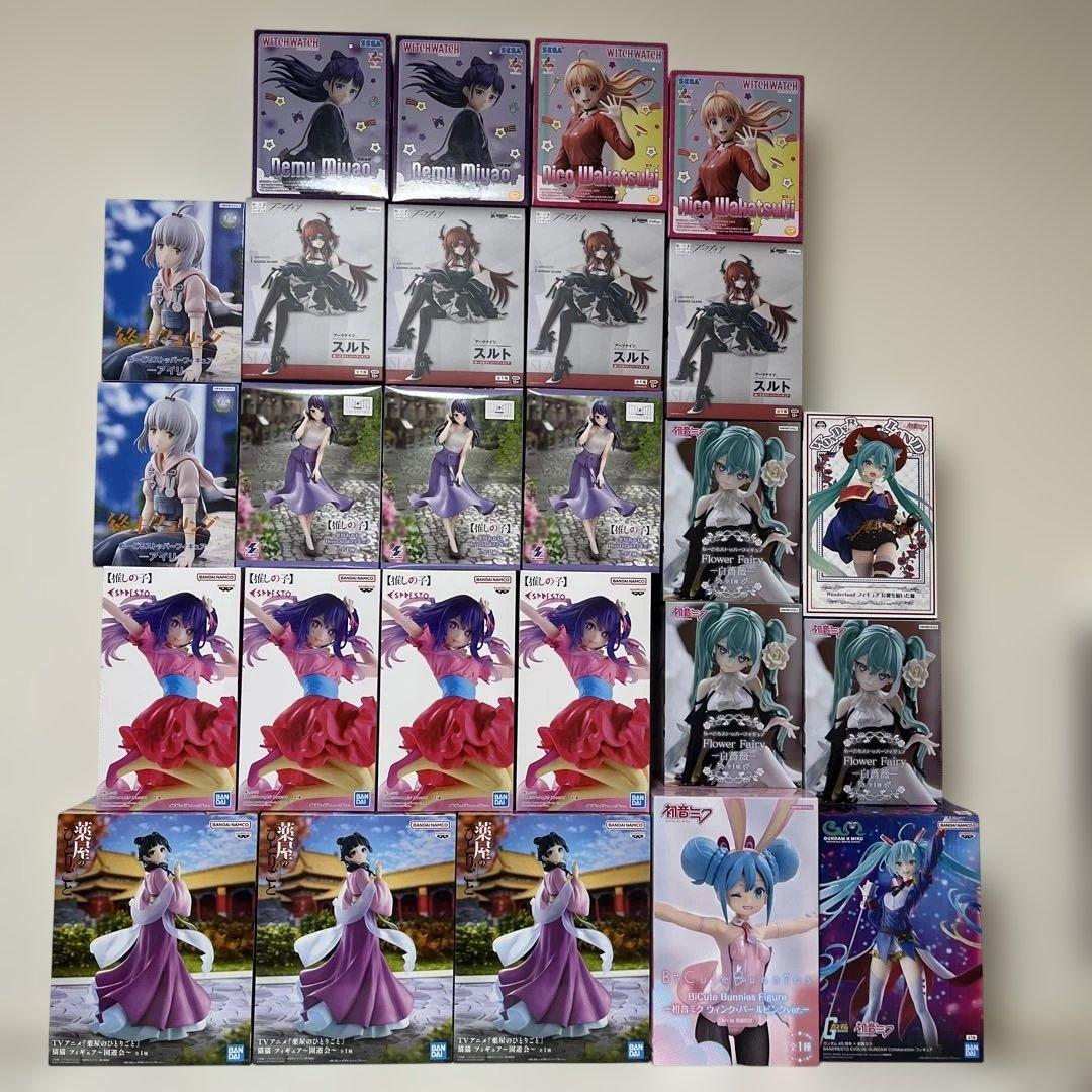 新品未開封　最新プライズ有　アニメマンガ大人気キャラクター　フィギュアまとめ売り