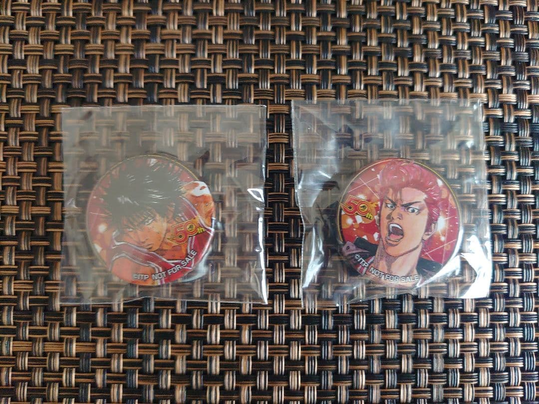 スラムダンク 桜木 花道 流川 楓 バッジ2個セット ジャンプショップ