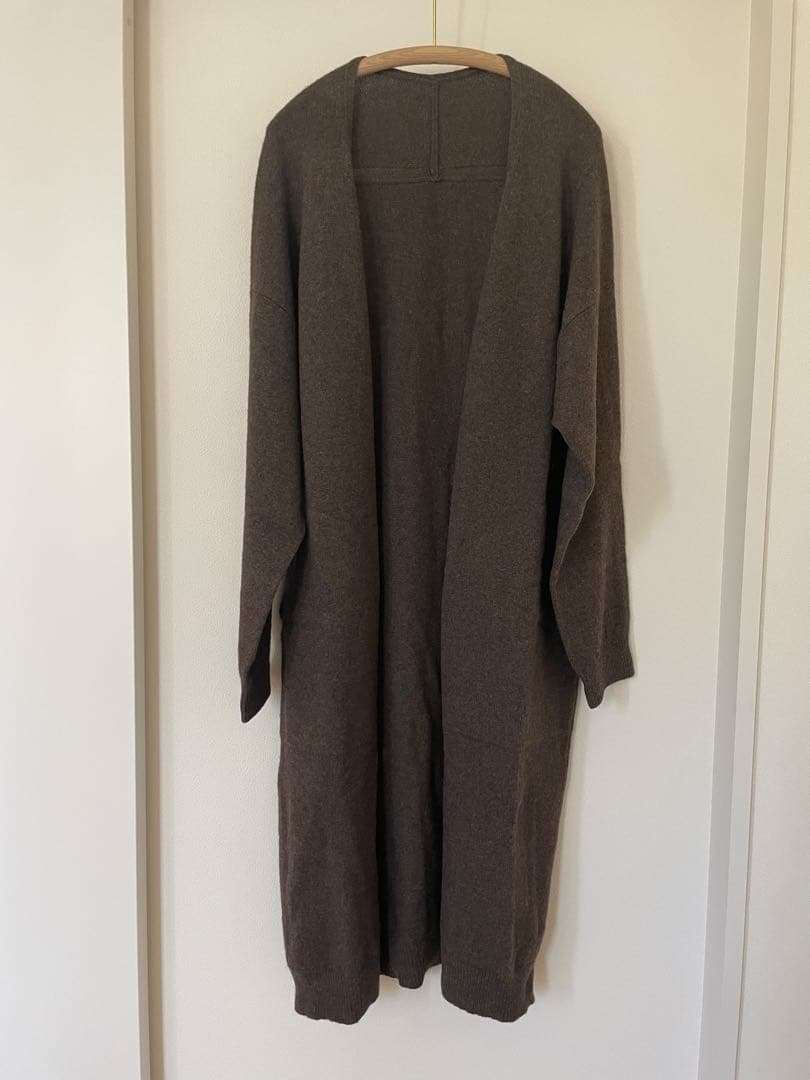 トップス ARTS&SCIENCE knit robe yak wool brown