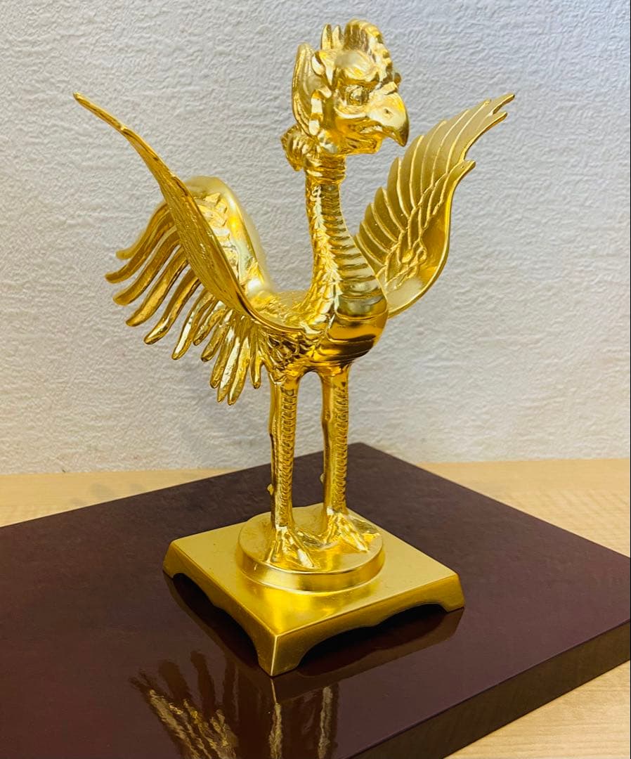金閣寺の鳳凰像 置物 美術工芸品 模型 オブジェ 縁起物 金属製 - メルカリ
