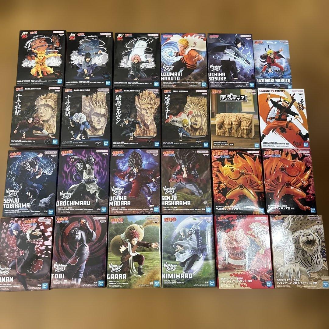 NARUTO ナルトフィギュア24点セット - メルカリ