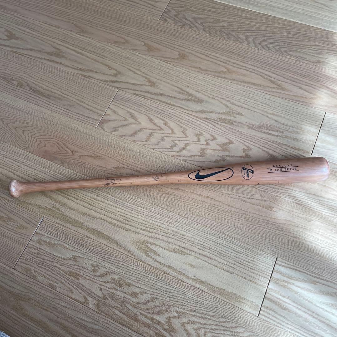 中日　谷繁元信　Nike M. Tanishige 木製バット　実使用