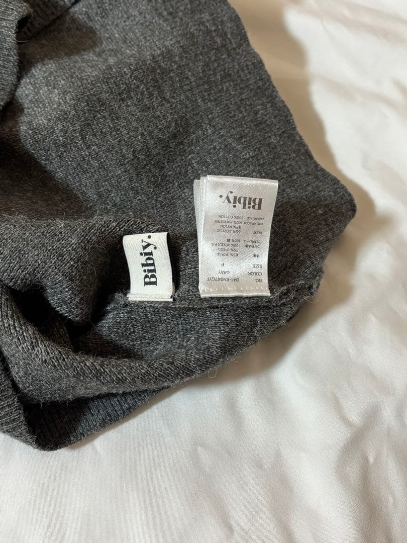Bibiy.】ANNABELLE KNIT/ GRAY - メルカリ