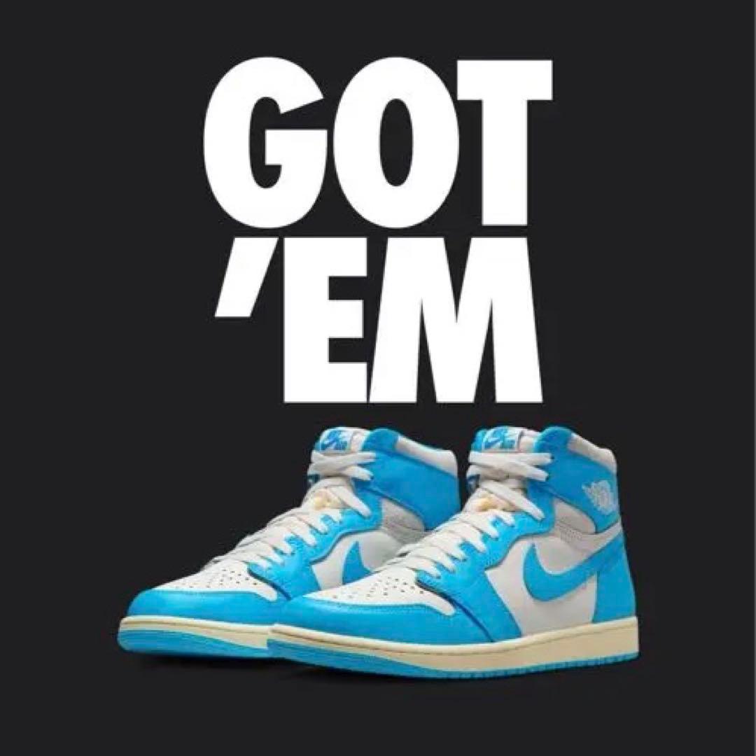 靴 Air Jordan 1 High OG UNC Reimagined