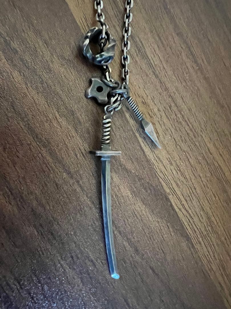 銀の蔵 仁-ZIN- 「忍之一字（にんのいちじ）」 シルバー925 チェーン付