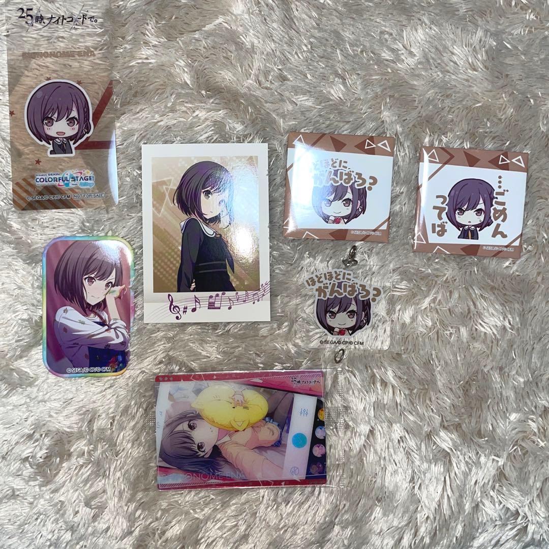 プロセカ 東雲絵名 セット スクエア缶 vol7 特典 スタンプ缶バッジ