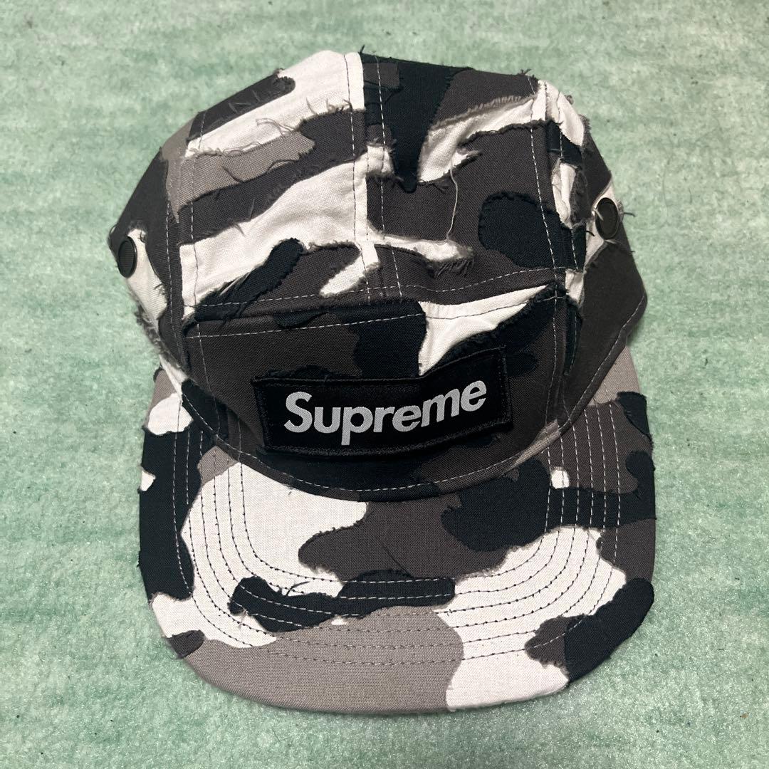 帽子 Supreme layered camo camp cap