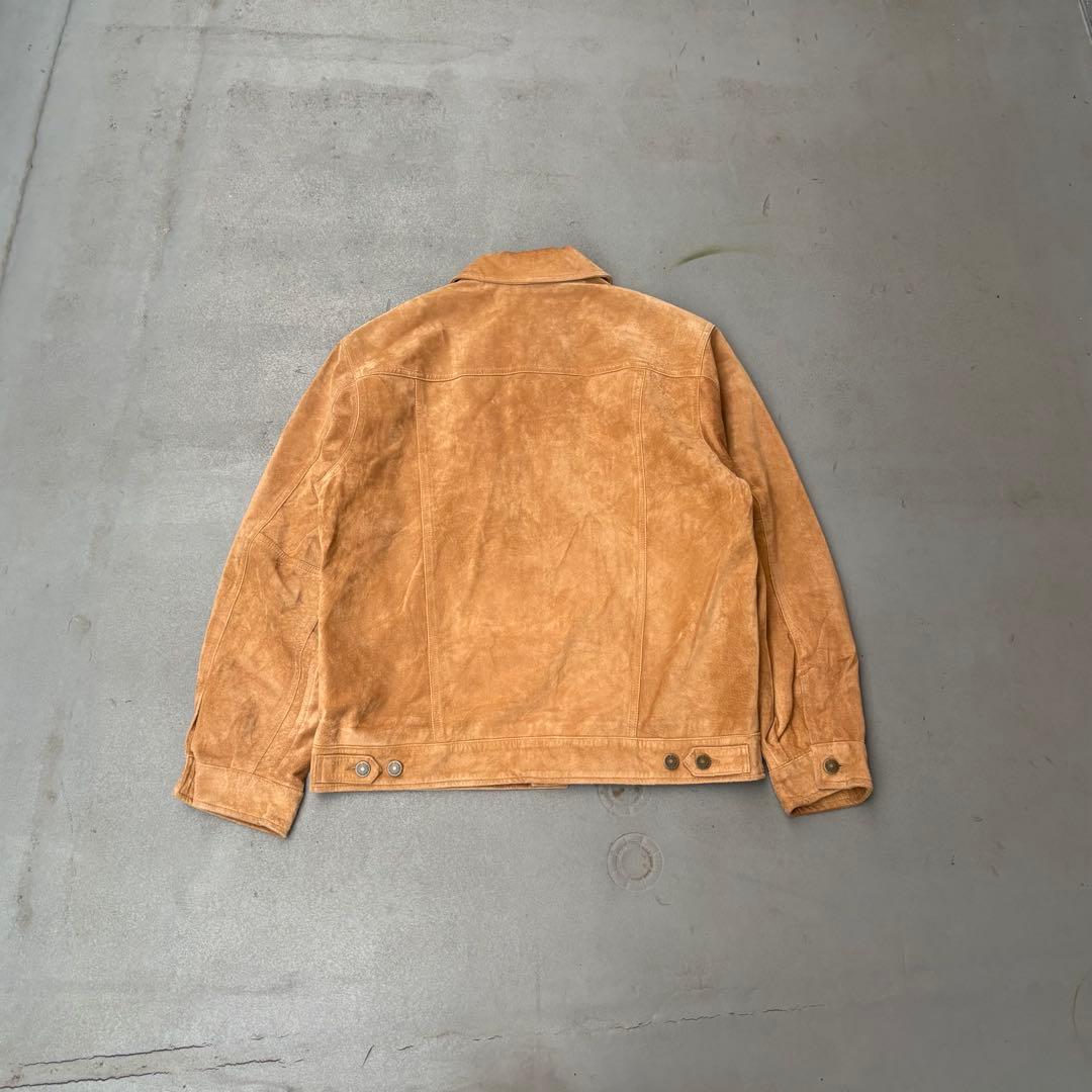 90s Eddie bauer スエードジャケット ジージャン ブラウン 希少
