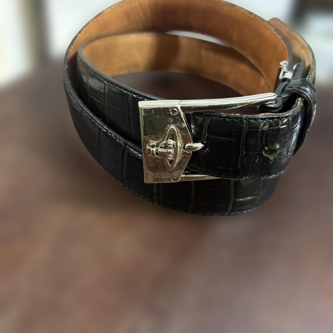 vivienne westwood man レザーベルト オーブ