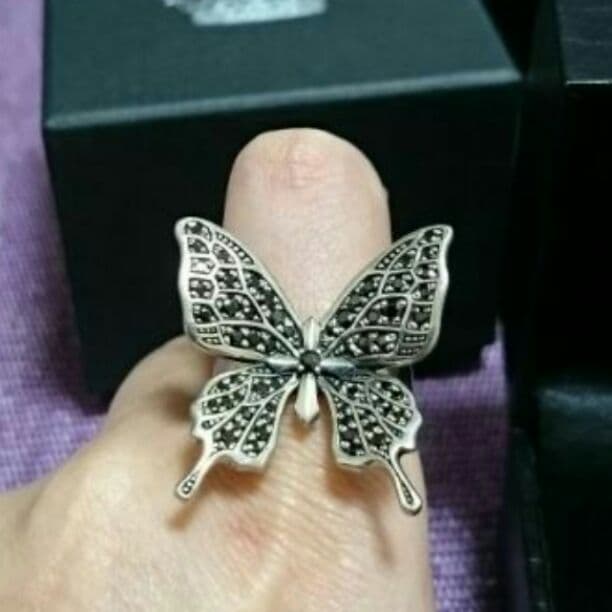 値下げ！ジャスティンデイビス バタフライ リング - メルカリ