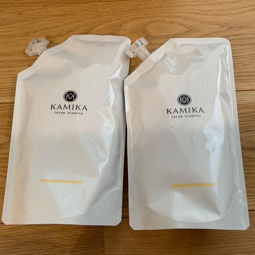KAMIKA クリームシャンプー詰め替え2個セット