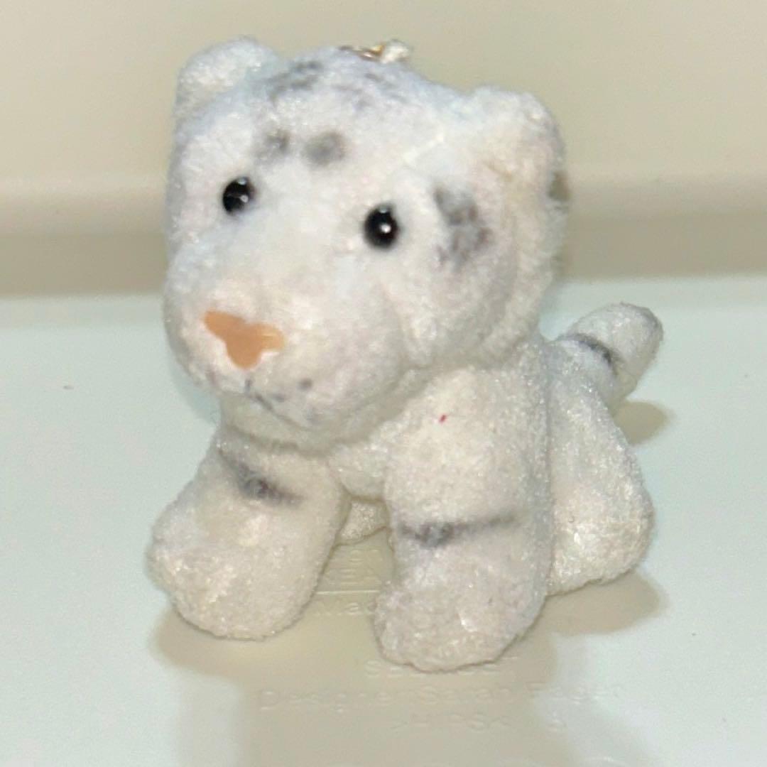 東武動物公園 ホワイトタイガー ぬいぐるみマスコット キーボール