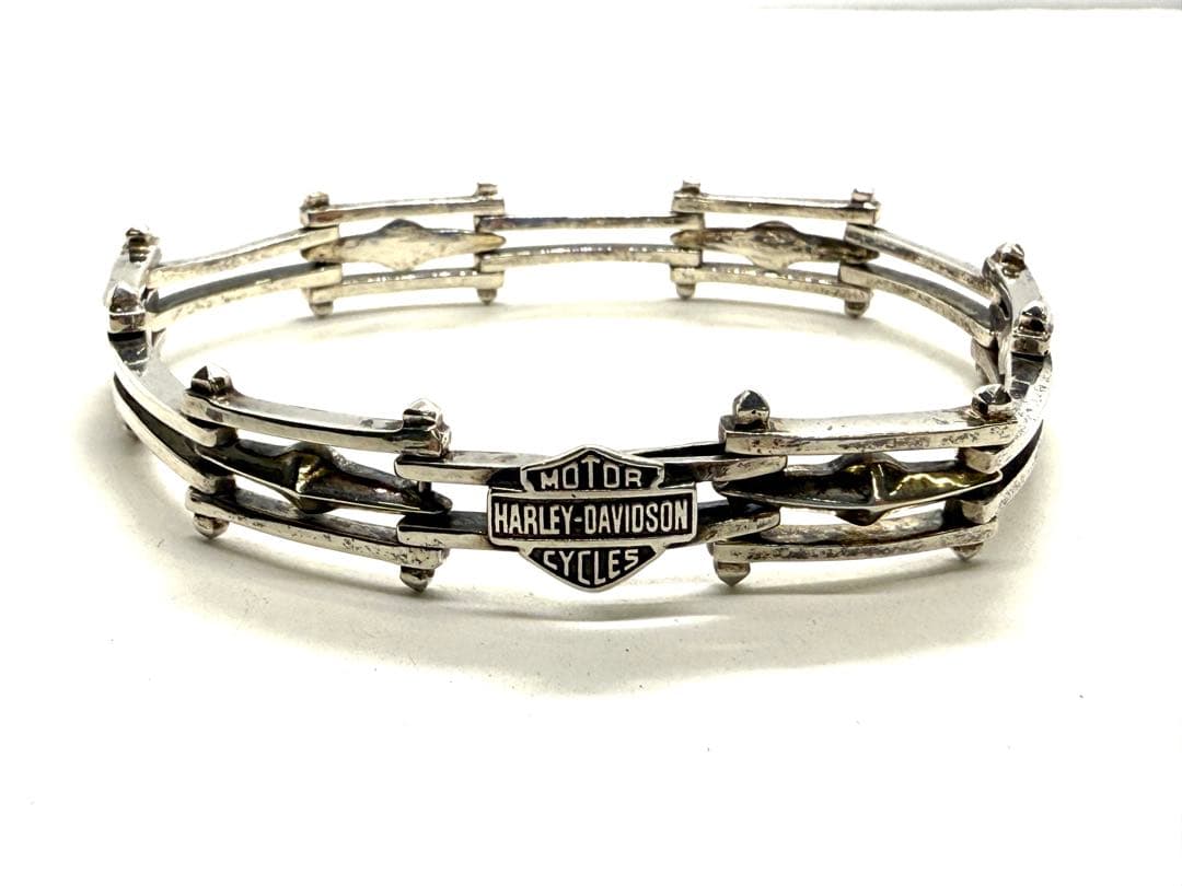L686 HARLEY DAVIDSON silver925チェーンブレスレット