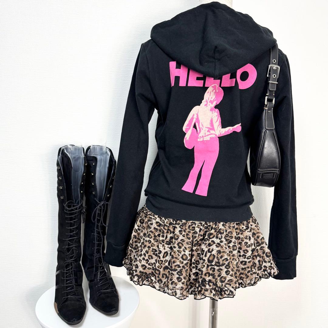 y2k❤️ 00s HYSTERIC GLAMOUR ヒスガール ジップパーカー - メルカリ