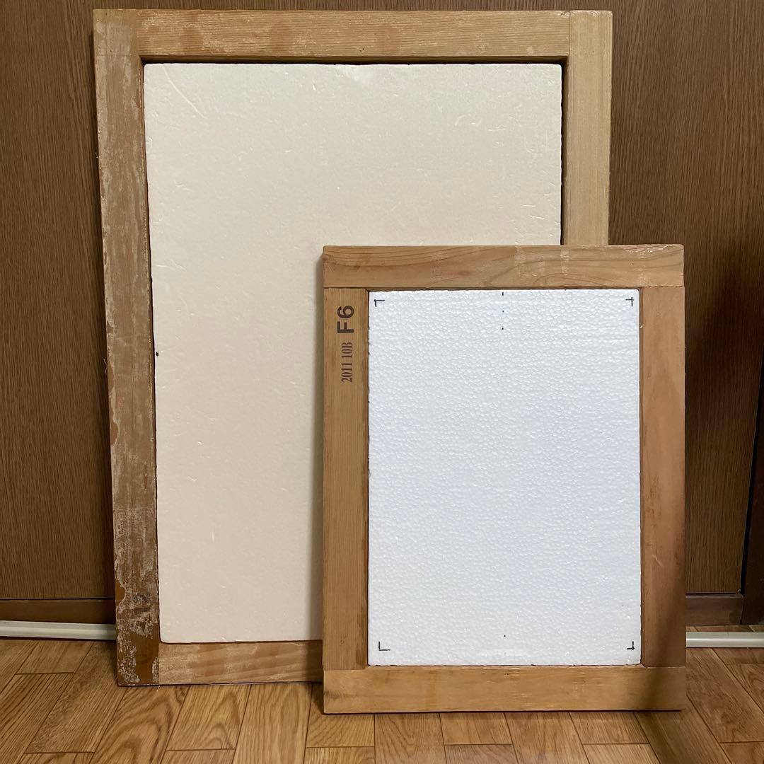 世界堂購入 中古キャンバス木枠 P20 P15 P12 F6 各1 合計4枚 - メルカリ