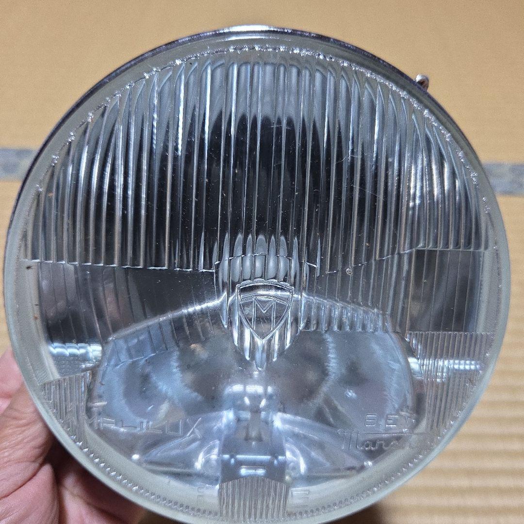 旧マーシャルライト180パイ MARCHAL（マーシャル） ヘッドランプ 889 イエローレンズ φ180 旧車 四