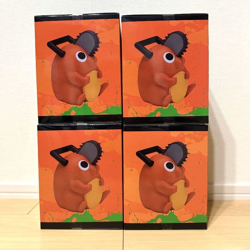 劇場版『チェンソーマンレゼ篇』 プレミアムソフビ貯金箱 “ポチタ” 4個