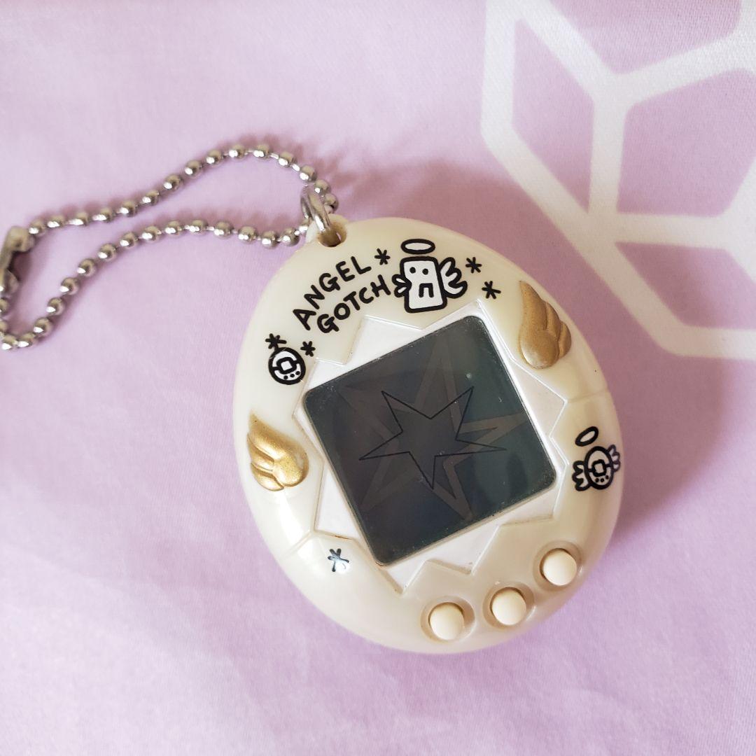 てんしっちのたまごっち ANGEL GOTCH パールホワイト レトロ - メルカリ