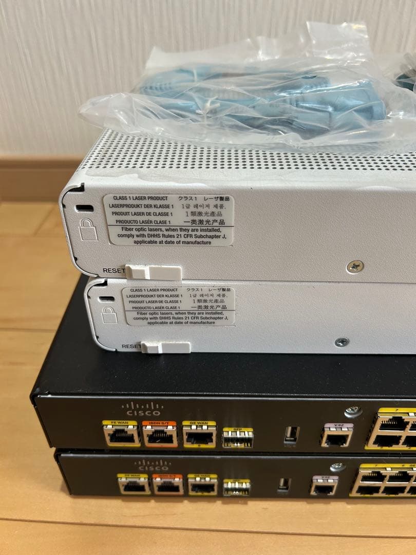 CCNA、CCNP】静音セット 4台セットCisco 891FJ、2960 - メルカリ