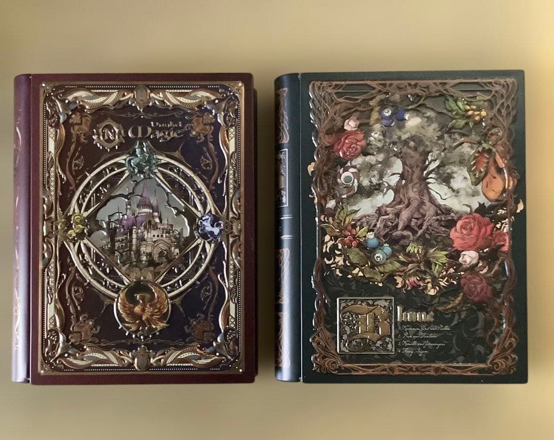 空き缶 メリー ナハトラビュリント ブルーメ ドゥンケルマギー ブック