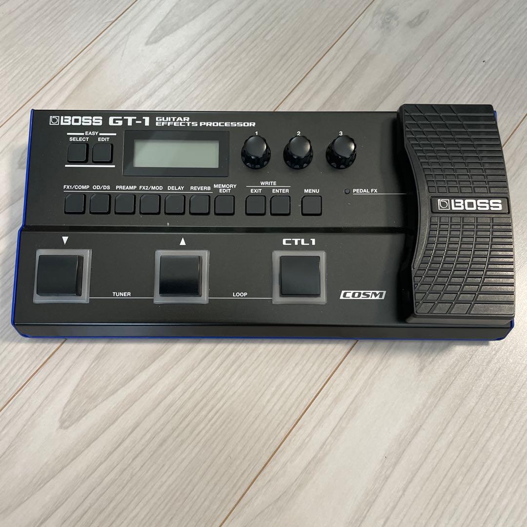 BOSS GT-1 ギターエフェクター ACアダプター、ソフトケース付き - メルカリ