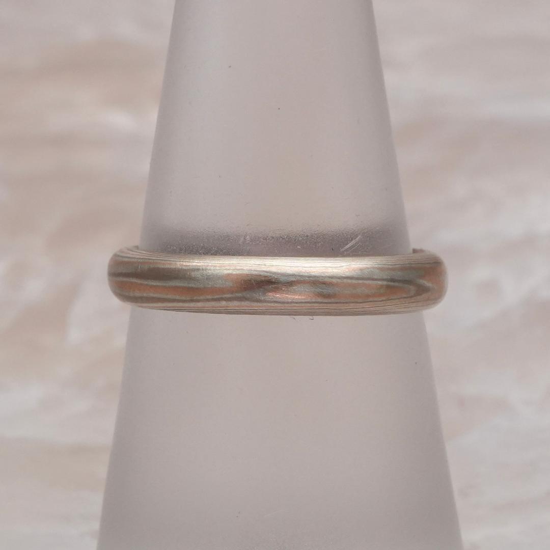 ★杢目金屋★ 恋桜 マリッジリング ゴールド シルバー