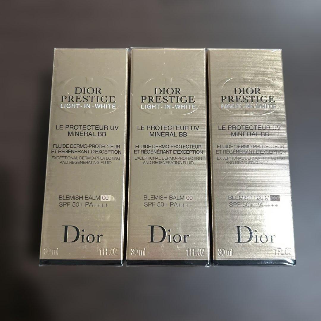 Dior プレステージホワイトルプロテクターUV ミネラルBB 00 3本セット