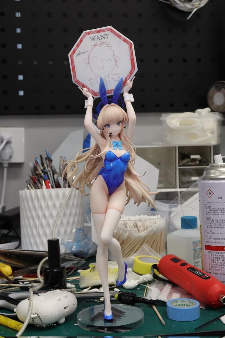 ブルーアーカイブ トキ フィギュア ガレージキット 塗装済み完成品 ブルーアーカイブ「トキ」【ガレージキット】 - R.GLATT-CC - BOOTH