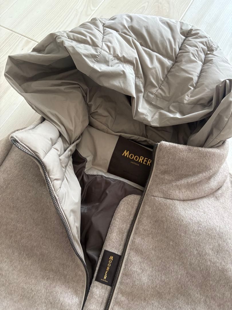 パンダさん専用MOORER フード付きダウンジャケット ムーレー - メルカリ