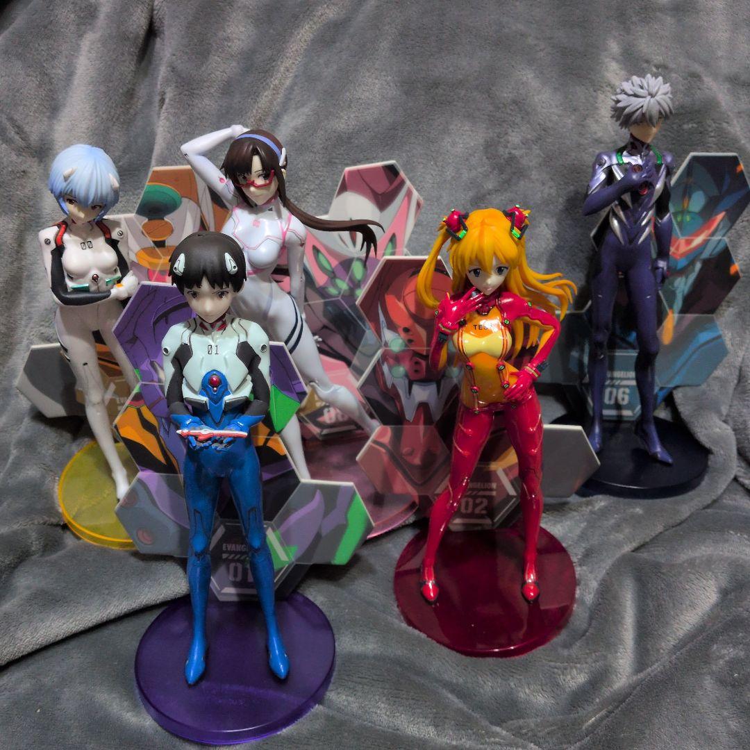 1番くじ エヴァ パイロット集結中 シンジ レイ アスカ カヲル マリ