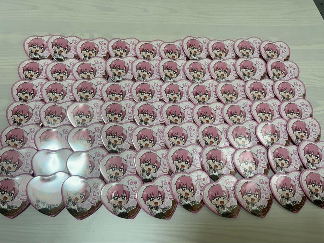 いれいす ないこ バレンタイン缶バ 70個