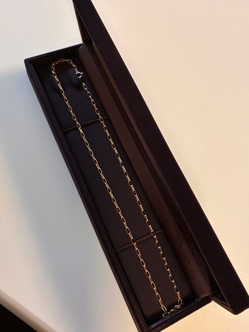 K18金50cm スモールミラーノネックレス 2.55mm ゴールドGOLD鎖屋