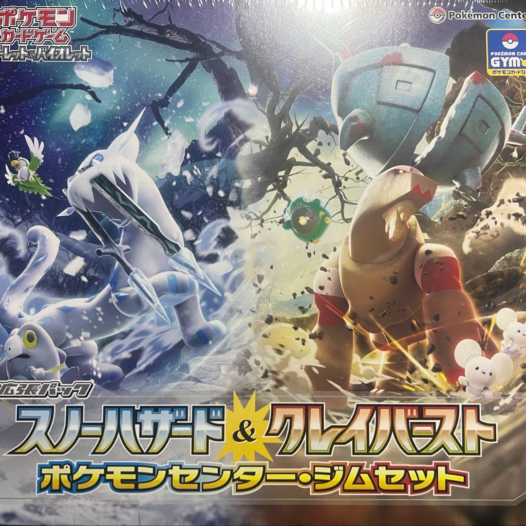 スノーハザード&クレイバースト ポケモンセンター・ジムセット」