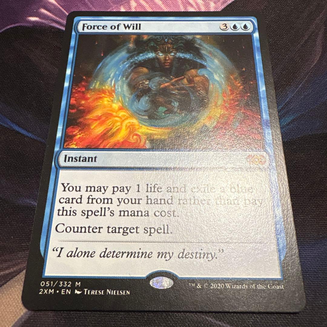 意志の力 Force of Will 2XM EN 051)《意志の力/Force of Will》[2XM] 青R | 日本最大級 MTG通販サイト