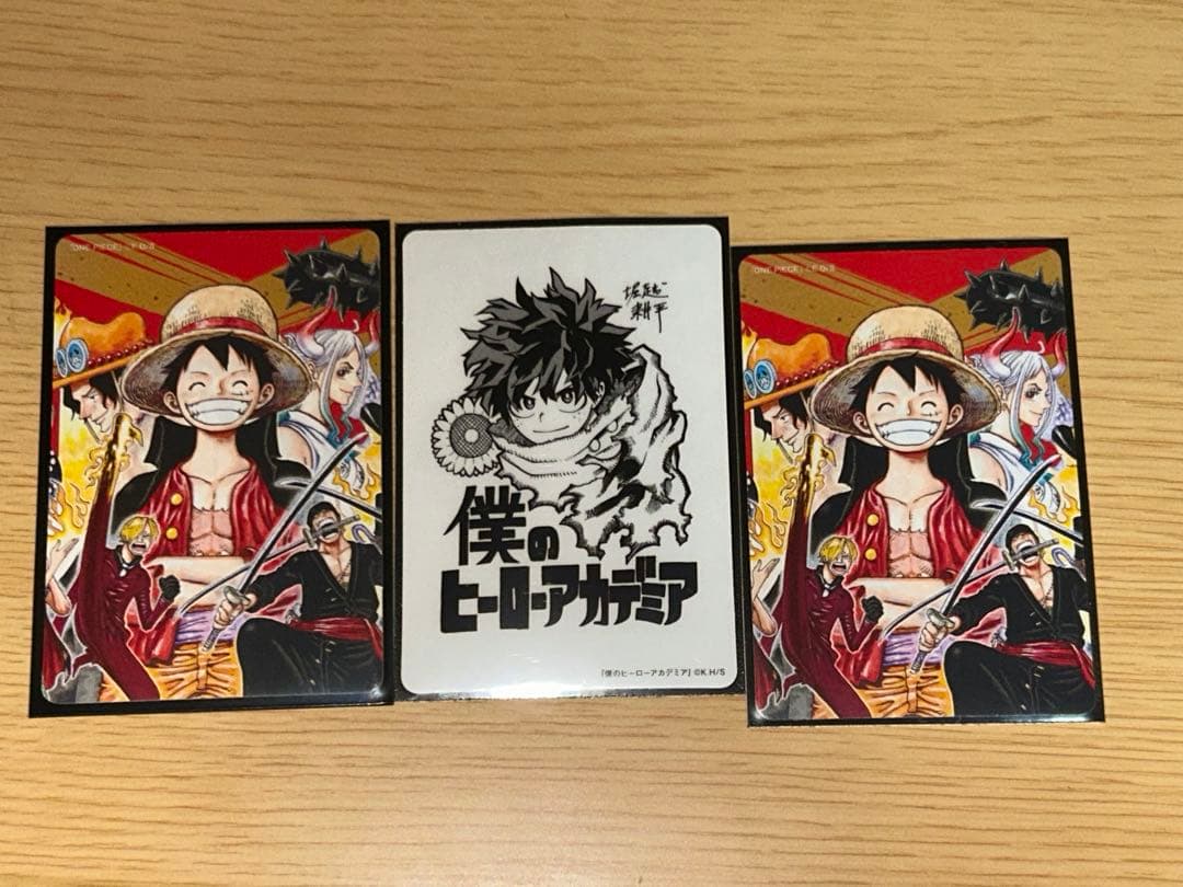 ナツコミダブルステッカー　ワンピース　ヒーローアカデミア ナツコミ ヒロアカ ダブルステッカーの通販 by くま's shop｜ラクマ