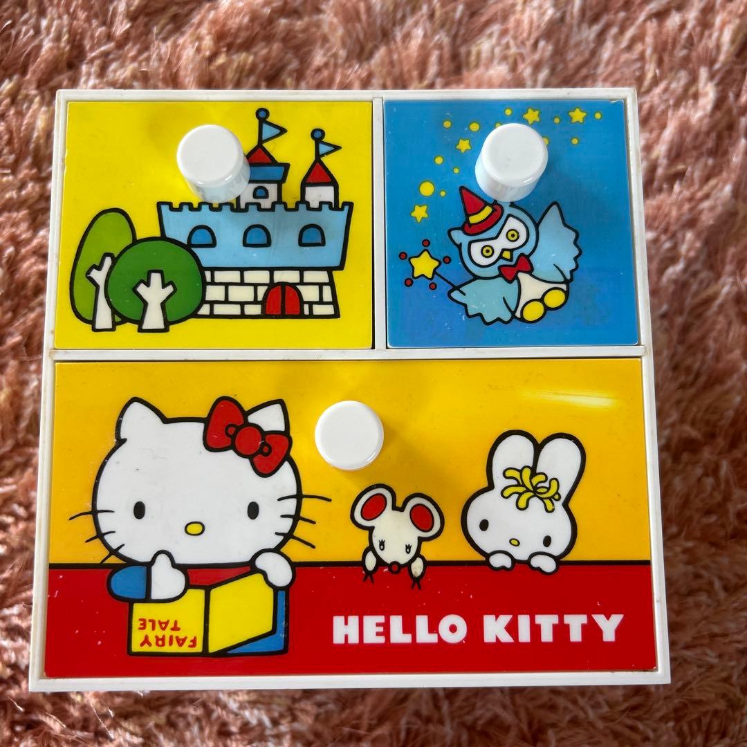 レア 昭和レトロ) サンリオ ハローキティ 引き出し 小物入れ ミニ
