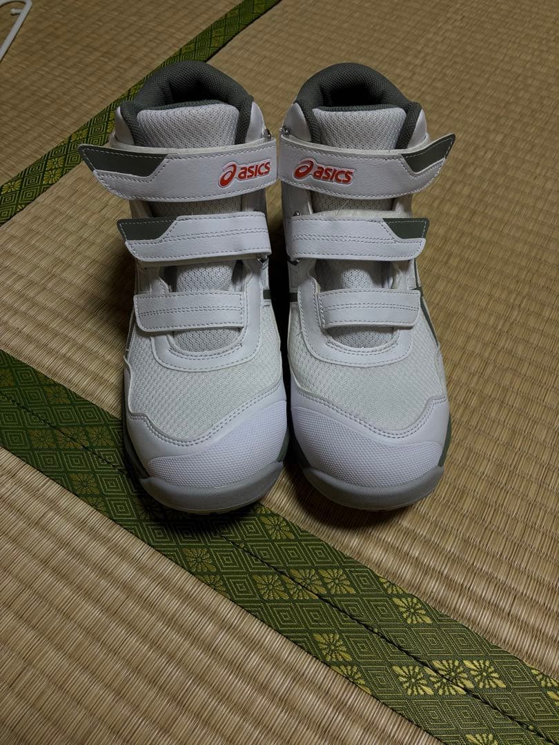 ASICS ホワイト ベルトタイプ安全靴