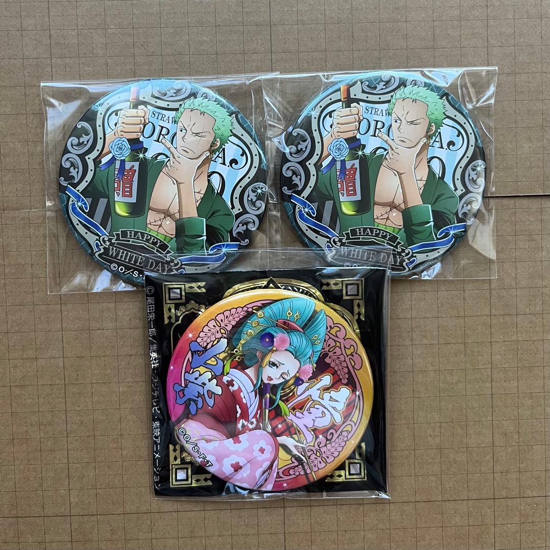 輩缶バッジ ホワイトデー ゾロ まとめ売り - メルカリ